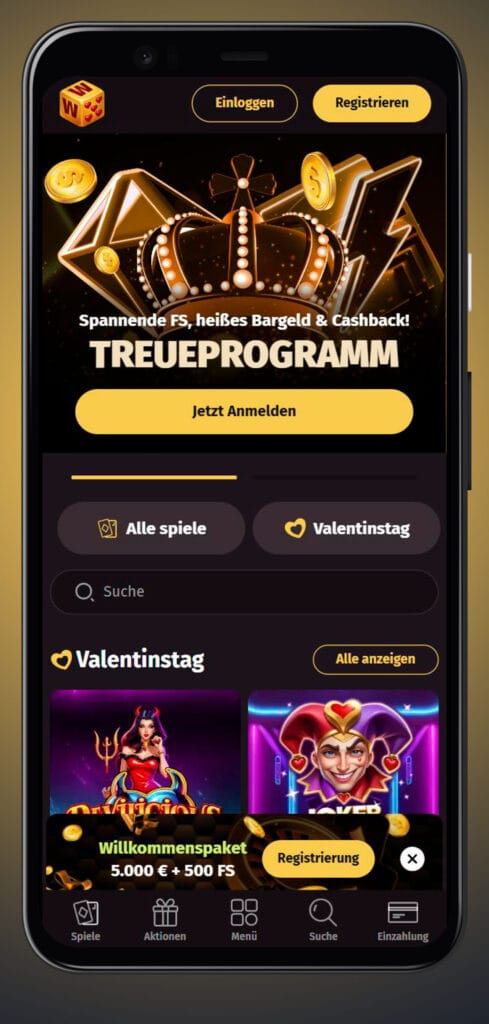 Mobile app wanted win casino