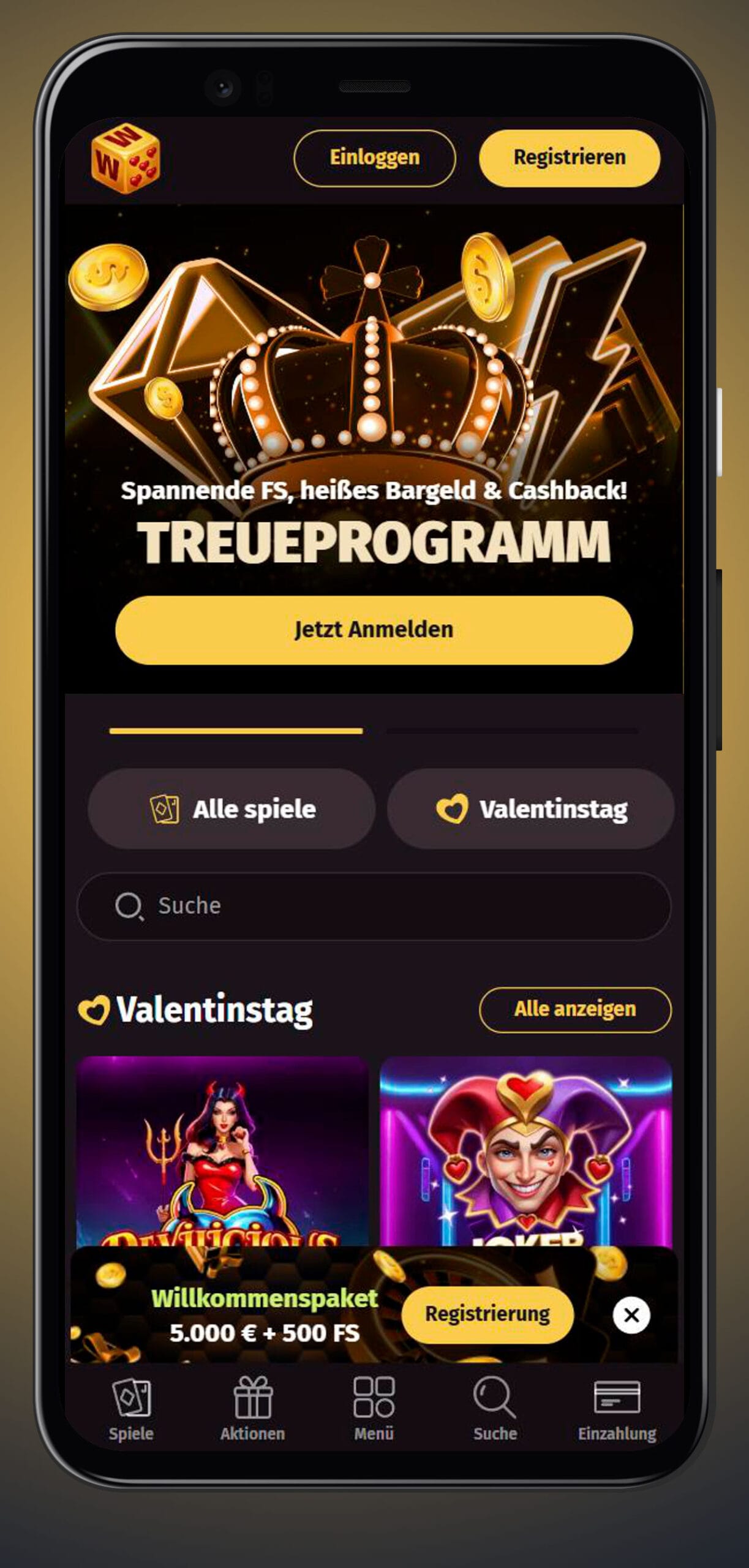 Mobile app wanted win casino
