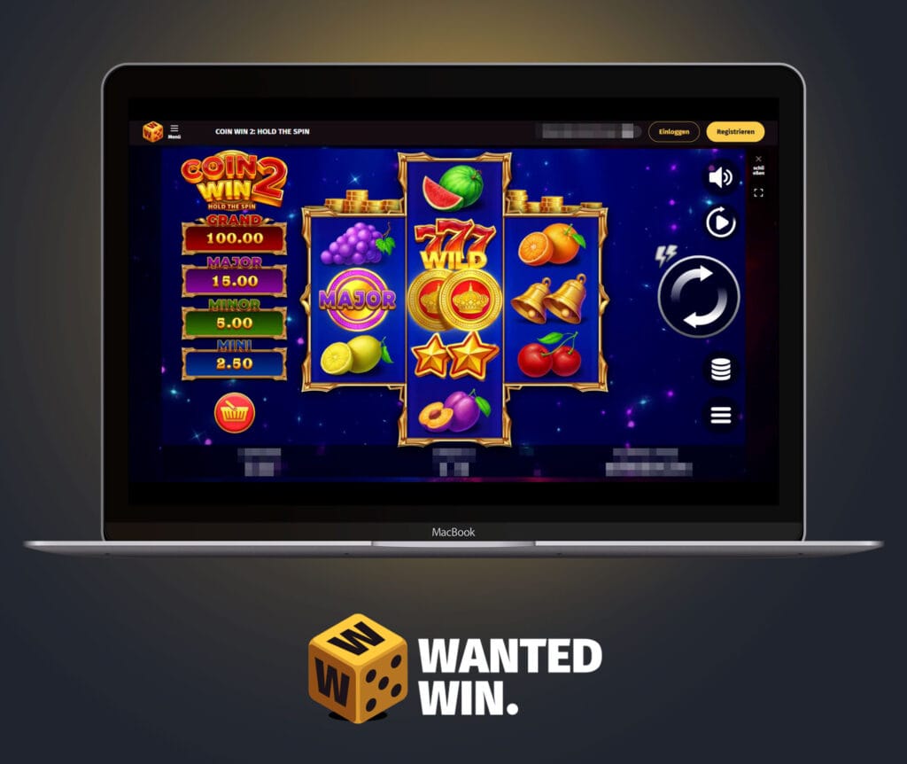 Desktop - Wanted Win Casino DE